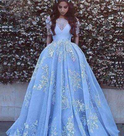 عکس دخترانه با لباس آبی