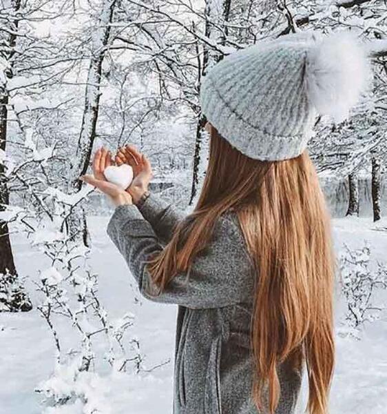 عکس پروفایل روز برفی دخترانه