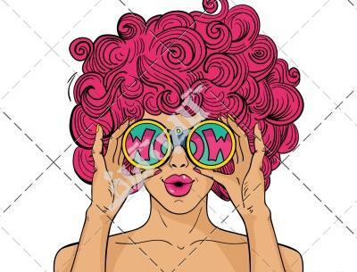عکس نقاشی عینک دودی