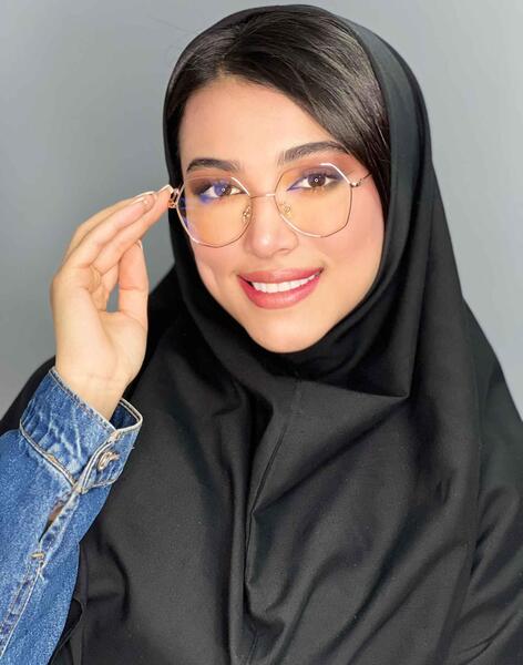 عکس فرم عینک فلزی