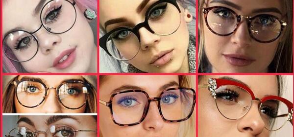 عکس عینک روی صورت