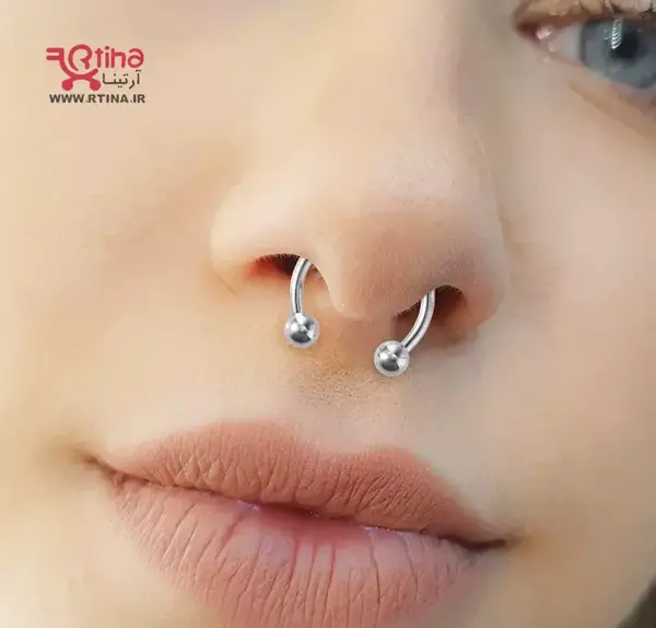 عکس پیرسینگ روی گردن
