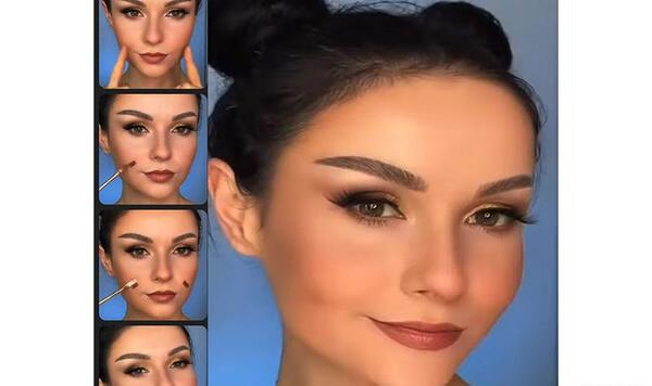 عکس چال گونه با پیرسینگ