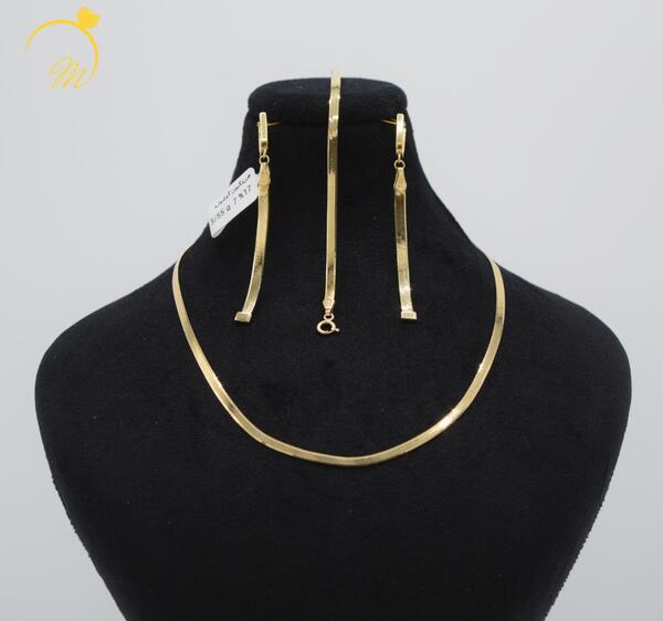 عکس گردنبند هرینگبون طلا
