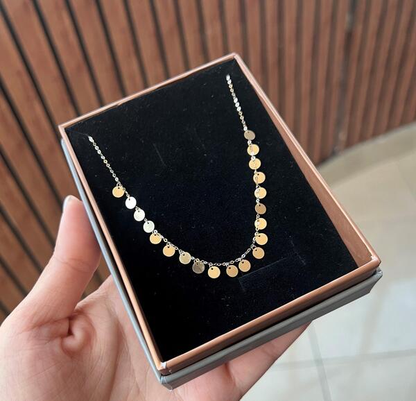 عکس گردنبند سکه ای طلا
