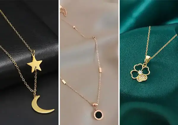 عکس گردنبند طلای خوشگل
