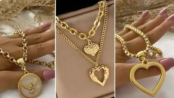 عکس مدل گردنبند دخترانه جدید
