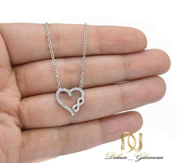 عکس گردنبند نقره بی نهایت
