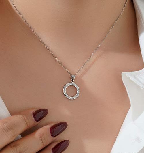 عکس گردنبند دخترانه نقره