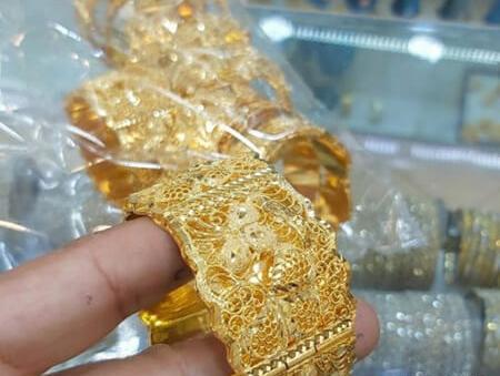 عکس دستبند لیوانی طلا