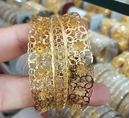 عکس دستبند لیوانی طلا