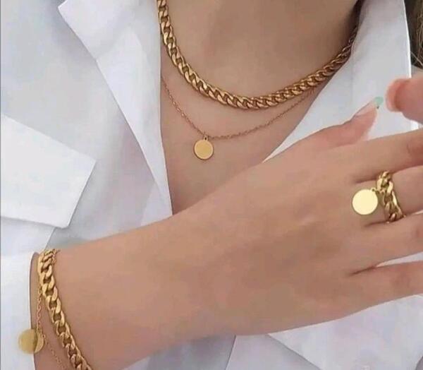عکس دستبند و گردنبند و انگشتر