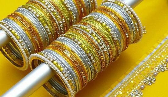 عکس النگو شیشه ای هندی