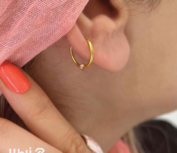 عکس گوشواره طلای یک گرمی