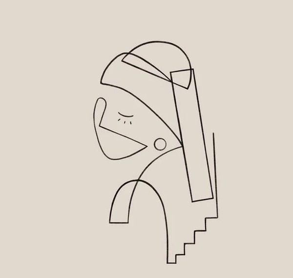 عکس دختر گوشواره مرواریدی