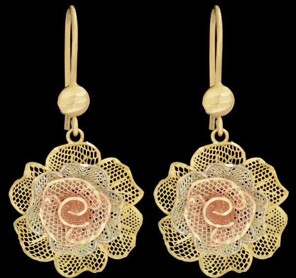 عکس گوشواره گل گلی