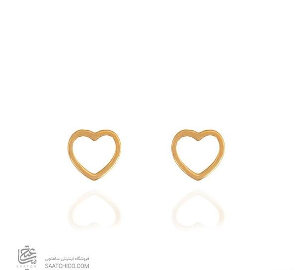 عکس گوشواره طلای قلبی