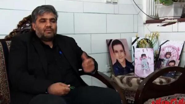 عکس شهید گوشواره قلبی