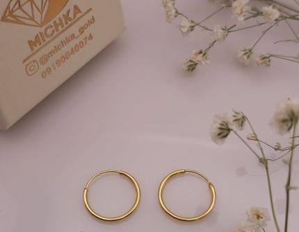 عکس گوشواره حلقه ساده