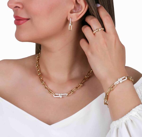 عکس مدل گوشواره زنجیری