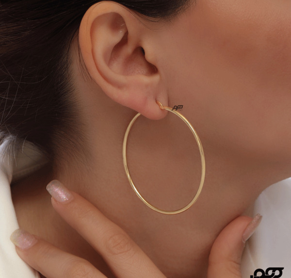 عکس های گوشواره حلقه ای طلا