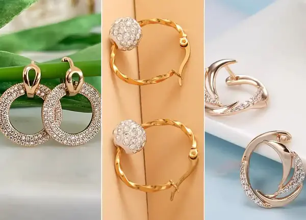 عکس گوشواره های جدید طلا