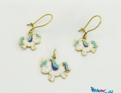 عکس گوشواره اسب تک شاخ