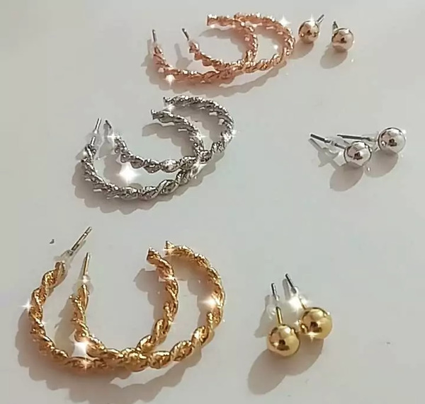 عکس گوشواره پیچ پیچی