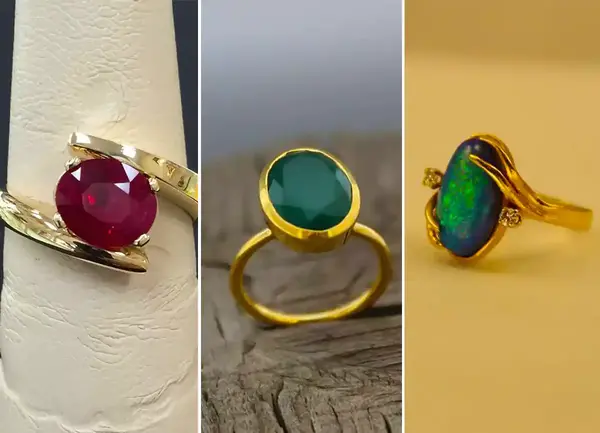 عکس انگشتر یشم زنانه