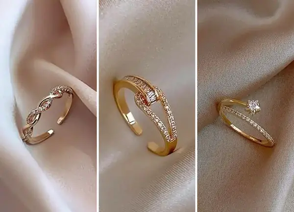 عکس انگشتر طلای یک گرمی