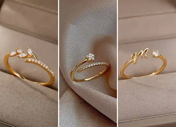 عکس انگشتر طلای یک گرمی