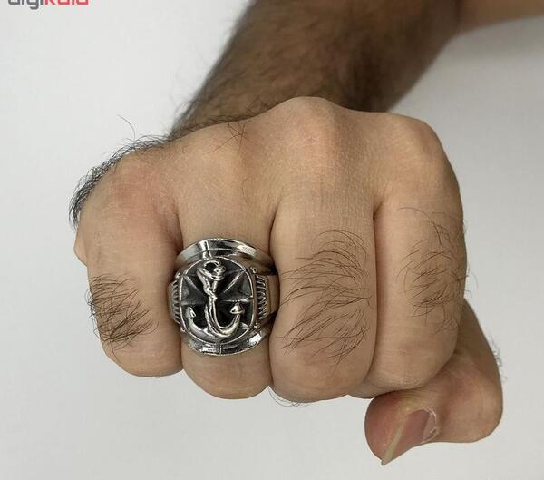 عکس انگشتر طلا مردانه لنگر
