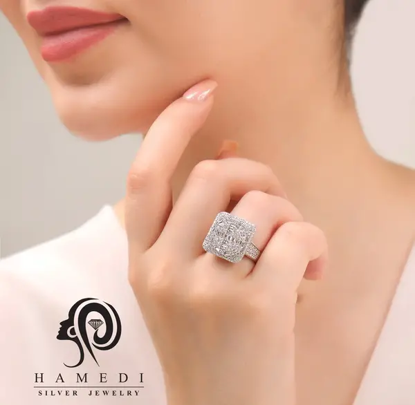 عکس انگشتر نقره دخترانه شیک