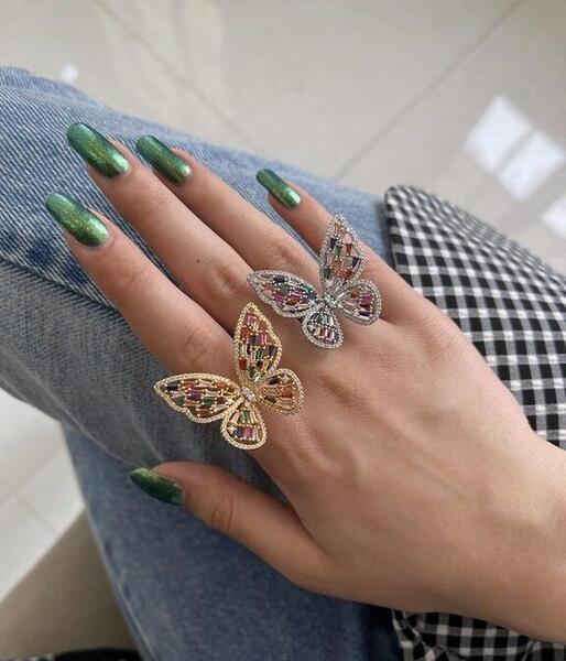 عکس های انگشتر پروانه ای