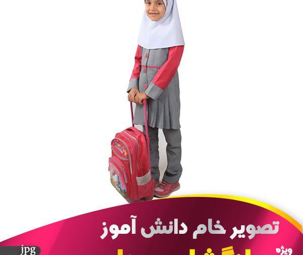 عکس پروفایل دختر چمدان به دست