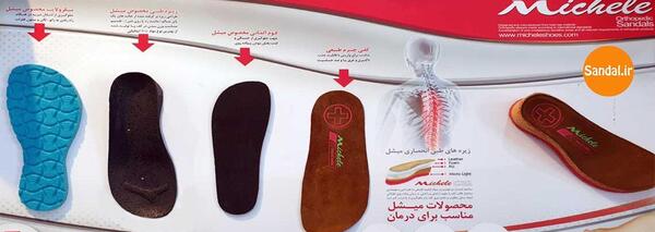 عکس تصاویر فروشگاه صندل دمپایی طبی ارتوپدی میشل