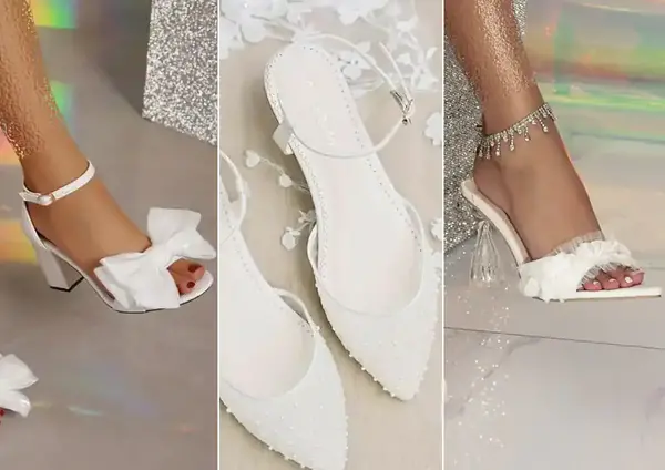 عکس کفش اسپرت برای عروس