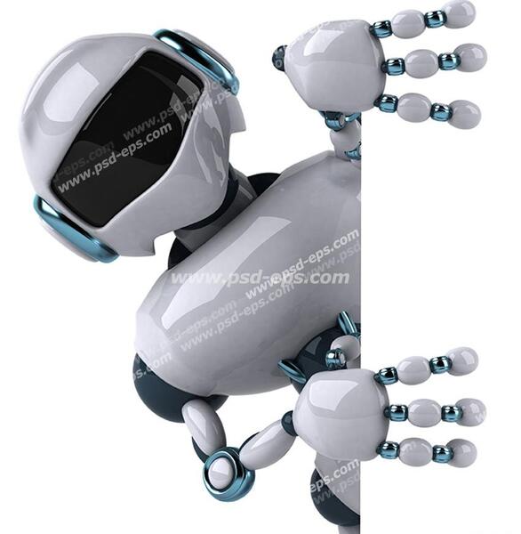 عکس ربات نقاشی شده