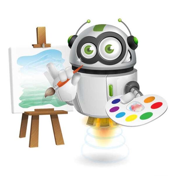 عکس ربات برای نقاشی