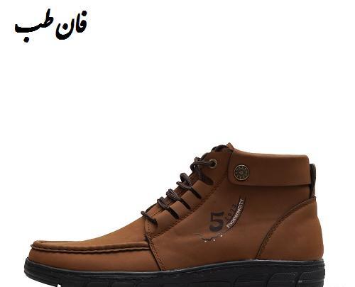 عکس نیم بوت قهوه ای