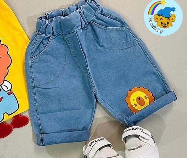 عکس مدل شلوارک جین بچه گانه