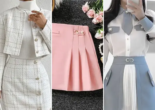 عکس زنان با دامنهای کوتاه