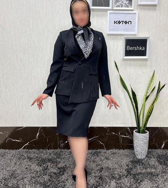 عکس کت و دامن مشکی دخترانه