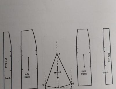 عکس الگو دامن گوده دار