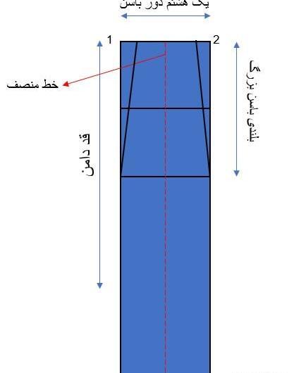 عکس الگو دامن گوده دار
