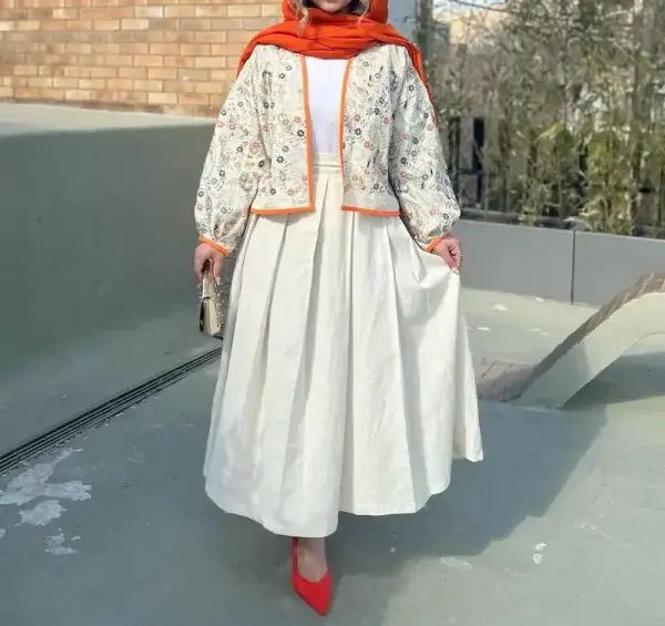 عکس کت دامن سفید