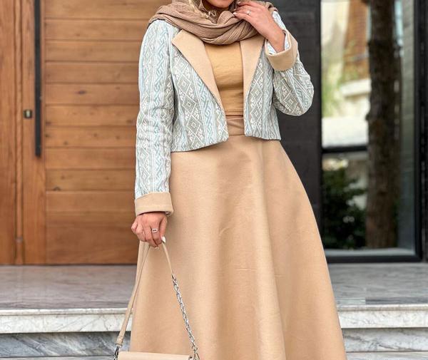 عکس کت و دامن چهارخونه