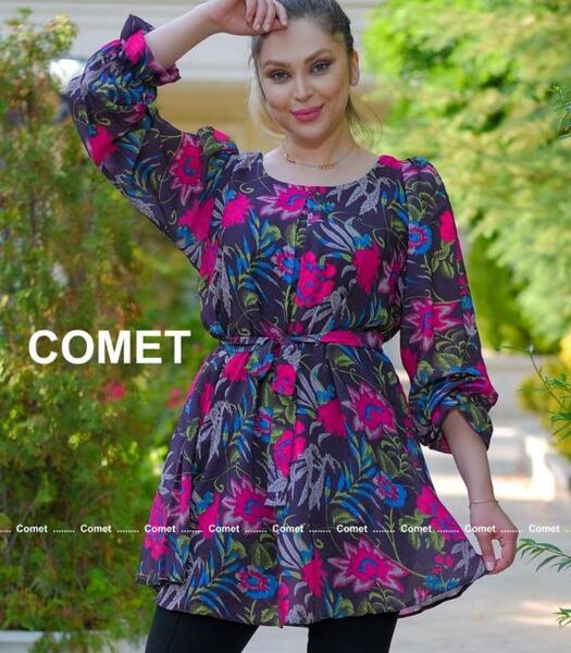 عکس تونیک گلدار زنانه
