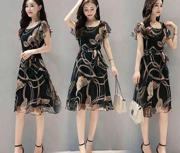 عکس تونیک با پارچه حریر