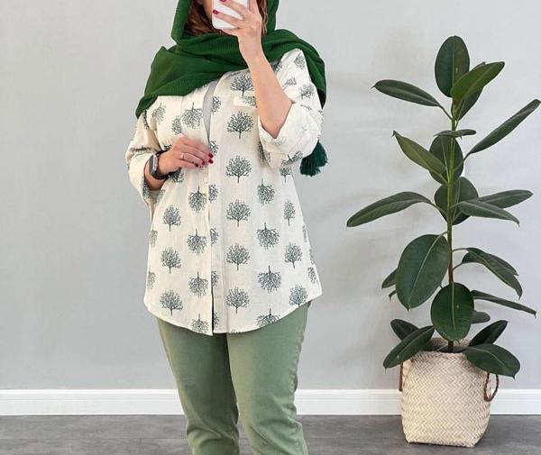 عکس تونیک شلوار نخی